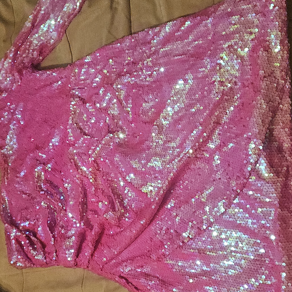Sequin Pink Dress